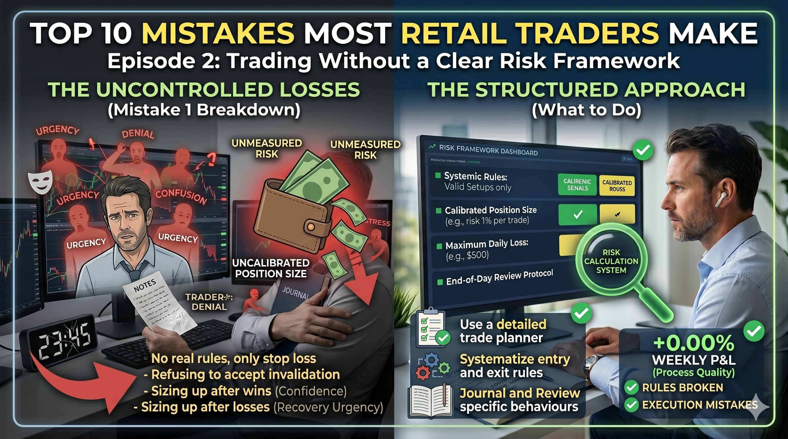 Top 10 Mistakes Most Retail Traders Make (Episode 2): Trading Without a Clear Risk Framework