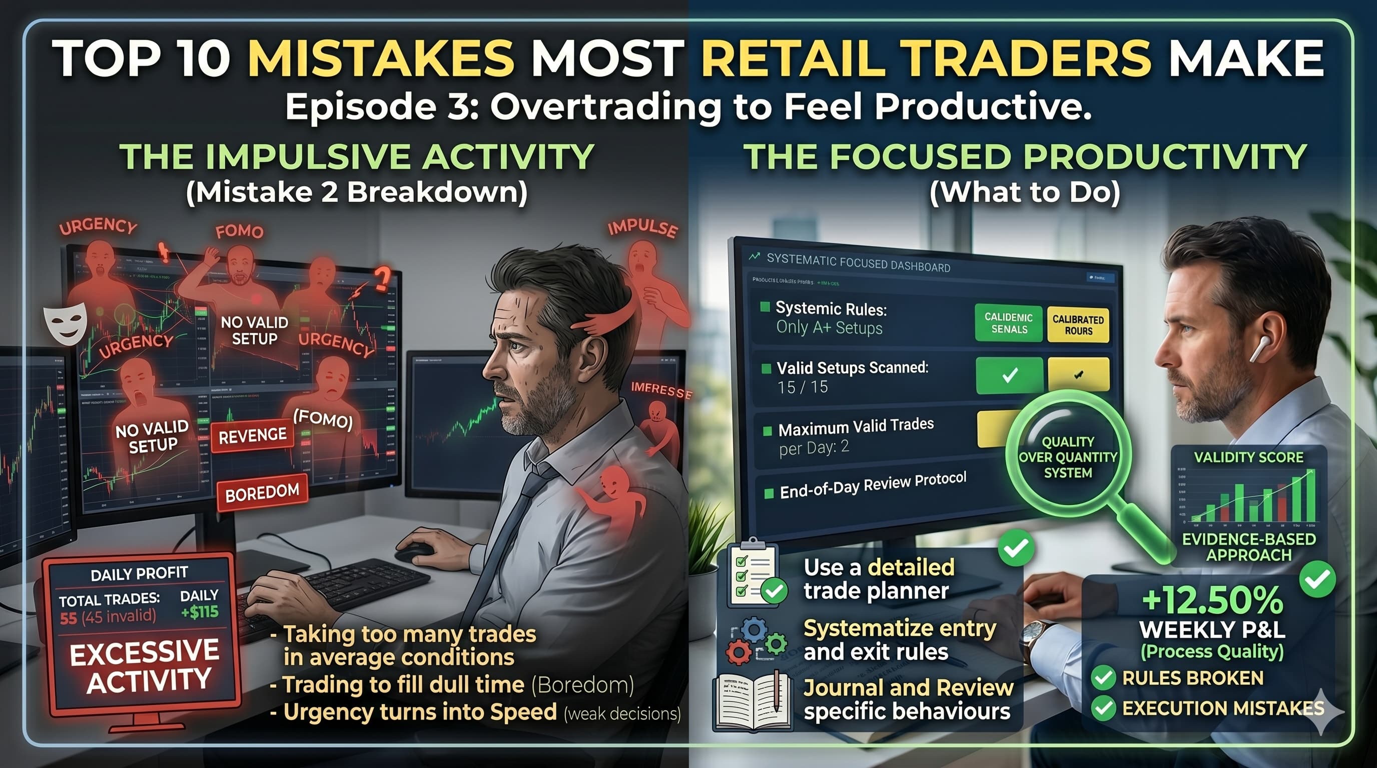 Top 10 Mistakes Most Retail Traders Make (Episode 3): Overtrading to Feel Productive
